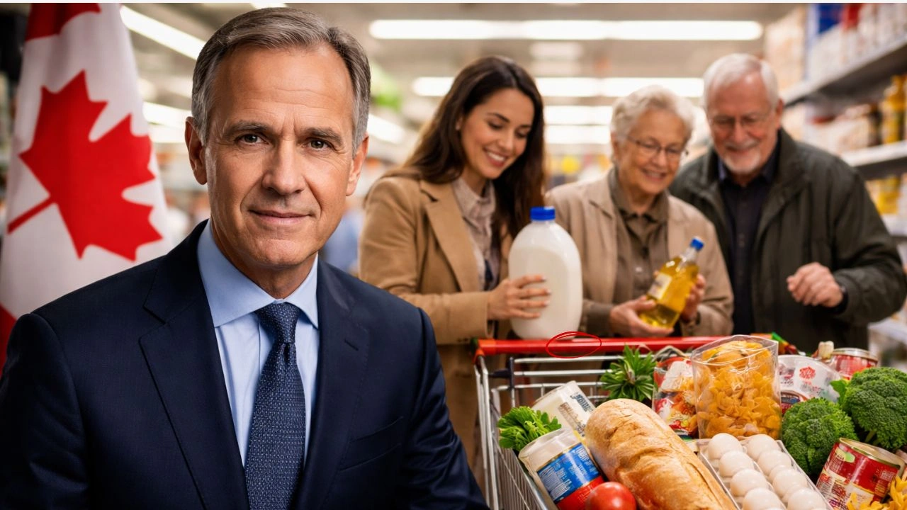 Février 2026 : gouvernement Carney adopte aide épicerie et essentiels, bénéficiaires clés