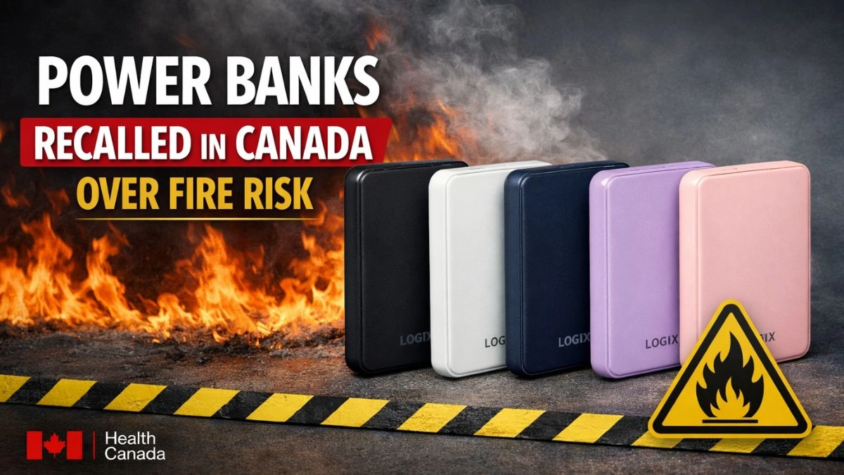 Power Banks Recalled in Canada Over Fire Risk