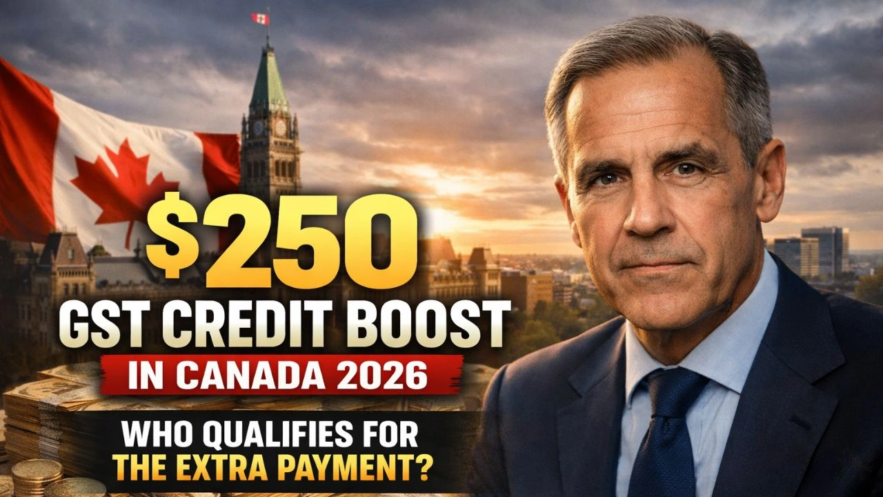 $250 GST Credit Boost in Canada 2026 Who Qualifies for the Extra Payment