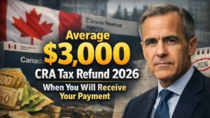 Average $3,000 CRA Tax Refund 2026 When You Will Receive Your Payment