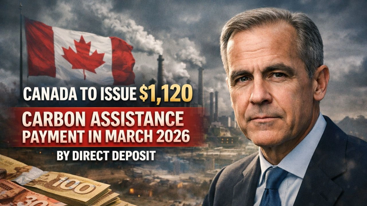 Canada to Issue $1,120 Carbon Assistance Payment in March 2026 by Direct Deposit