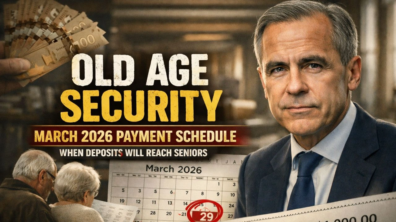 Old Age Security March 2026 payment schedule when deposits will reach seniors