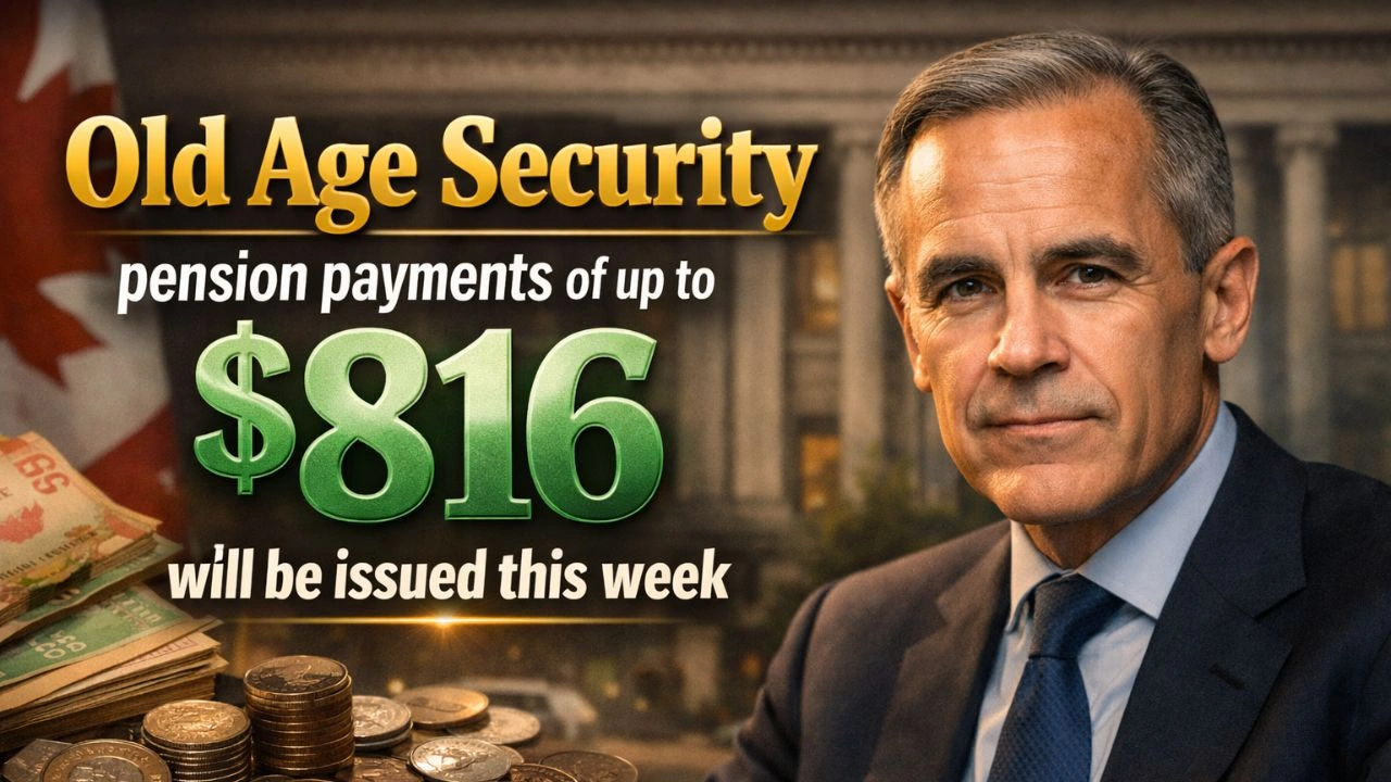 Old Age Security pension payments of up to $816 will be issued this week